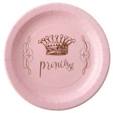 3946 assiette carton princesse 