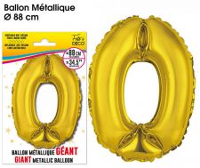 ballon geant metallique or 0 