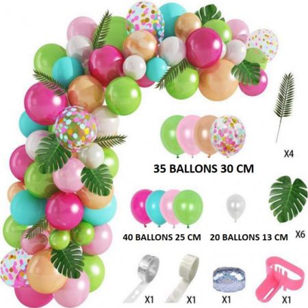 kit exotique 95 ballons 