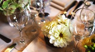 décoration table communion 