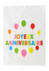 saccadeau anniversaire ballon multicolore 