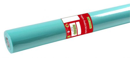 nappe turquoise intissee effet tissu 