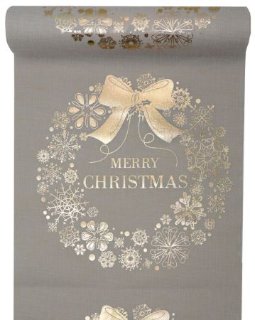 chemin de table naturel noel 