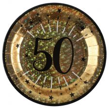 assiette anniversaire 50 ans 