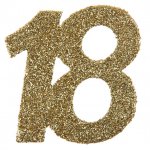 mini3 confetti paillete anniversaire ans 18 