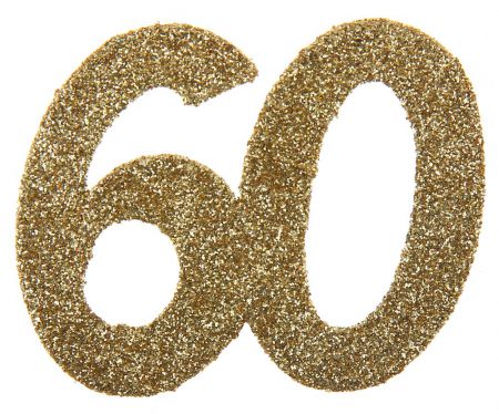 confetti paillete anniversaire ans 60 