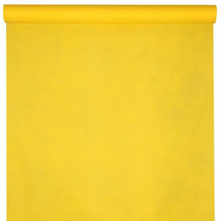 nappe rainbow airlaid 10m jaune 