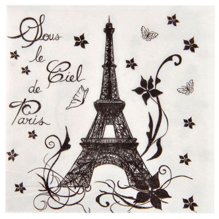 serviette papier paris 