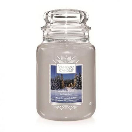 1623715e candlelit cabin large jar soiree au chalet yankee candle 