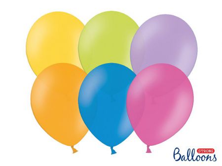 ballon pastel multicouleurs resistant 