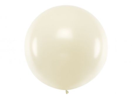 ballon rond geant perle metallise 