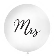 ballon geant mrs blanc noir 