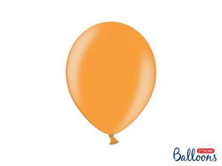 ballon mandarine metallise 