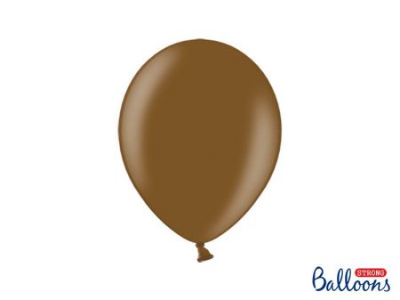 ballon brun chocolat metallise 