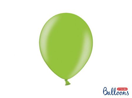 ballon vert brillant metallise 