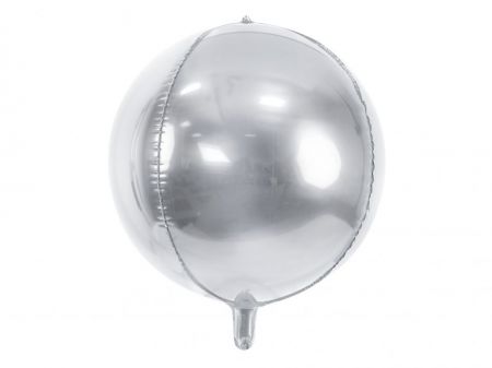 ballon aluminium argente 