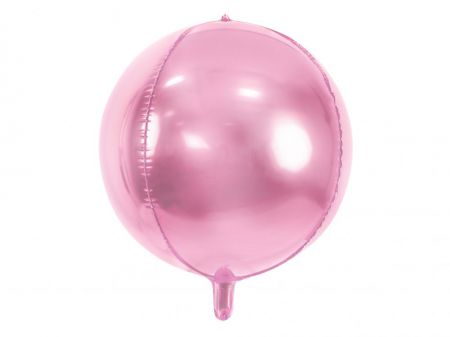 ballon aluminium rose clair 