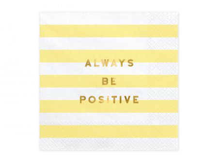 serviette yummy jaune pastel 