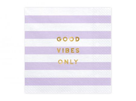 serviette yummy lilas pastel 