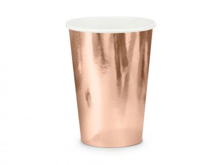 gobelets rose gold 220ml 