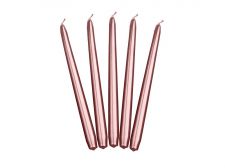bougie chandelle rose gold 