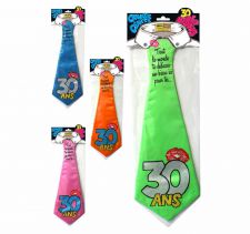 cravate humoristique 30 ans 
