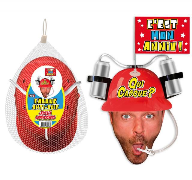 Casque anti soif fête de la bière