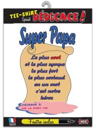 t shirt super papa 