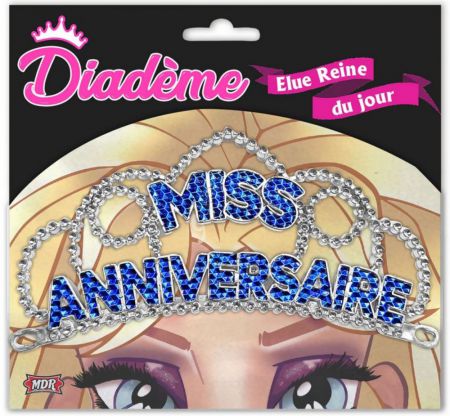 diademe miss anniversaire 