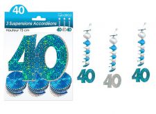 suspension accordeons hologramme 40 