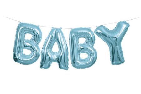 u53686 banniere de ballons baby bleu 