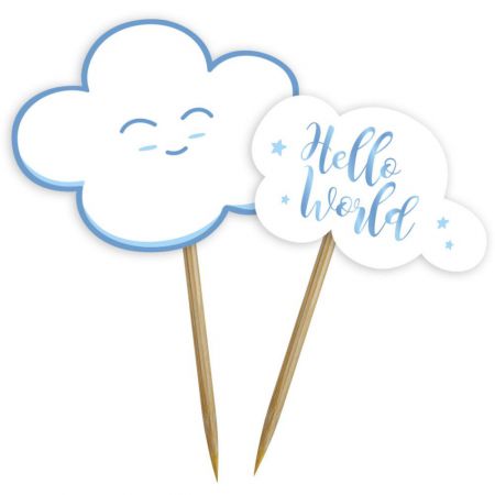 65359 pique hello world bleu 