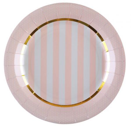 5713 5 rose assiette 