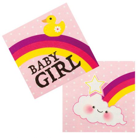 b53222 serviette baby girl 