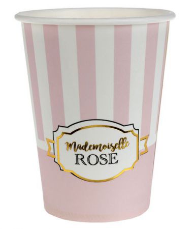 5739 5 rose gobelet baby shower rose 