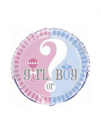 ballon metal heliumgirl or boy 