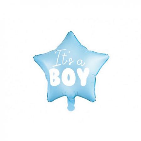 ballon etoile its a boy bleu 