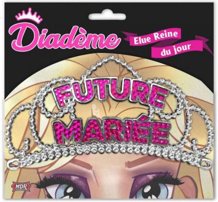 diademe future mariee fuchsia 
