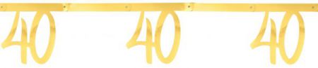 banderole age metal or 40 ans 
