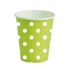 gobelet pois vert les 10 pieces anniversaire communion mariage fete feudartifice cotillons 