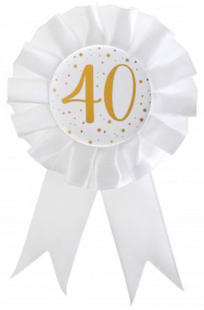 cocarde des ages or 40 ans 