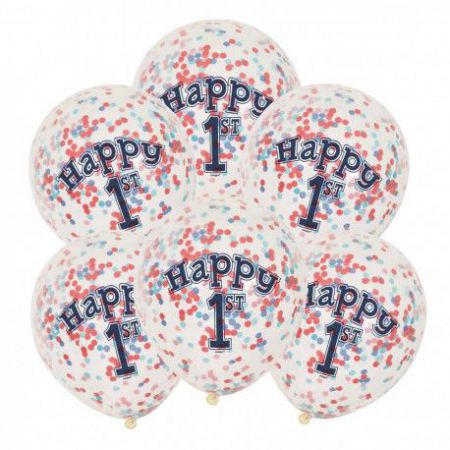 ballon confettis happy first 
