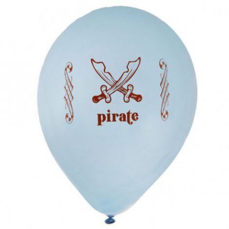 ballon pirate bleu 
