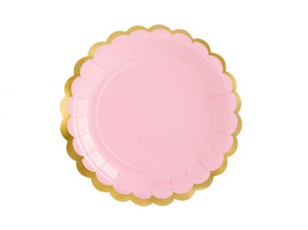 assiette yummy rose pastel 