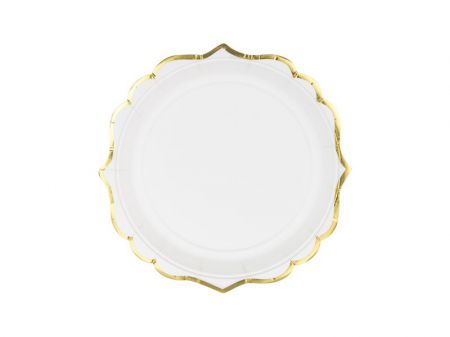 assiette blanche or 