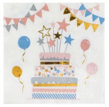 serviette kitty party multi 