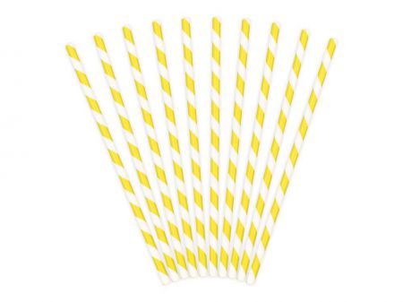 paille pastel jaune blanc 