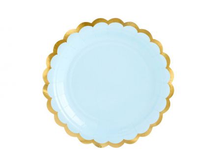 assiette yummy bleu pastel 
