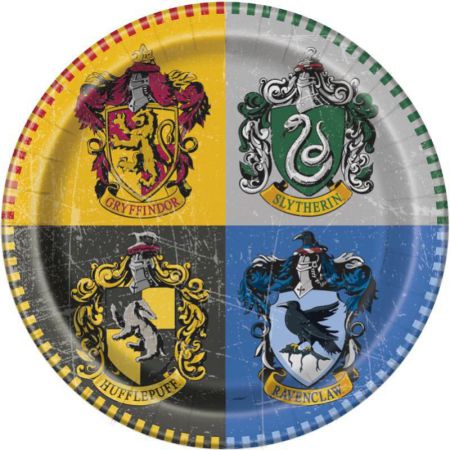 assiettes harry potter maisons 