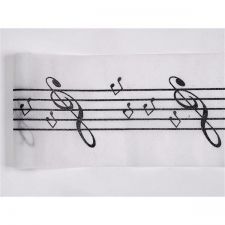 chemin de table music 28cmx5m anniversaire communion mariage fete feudartifice cotillons